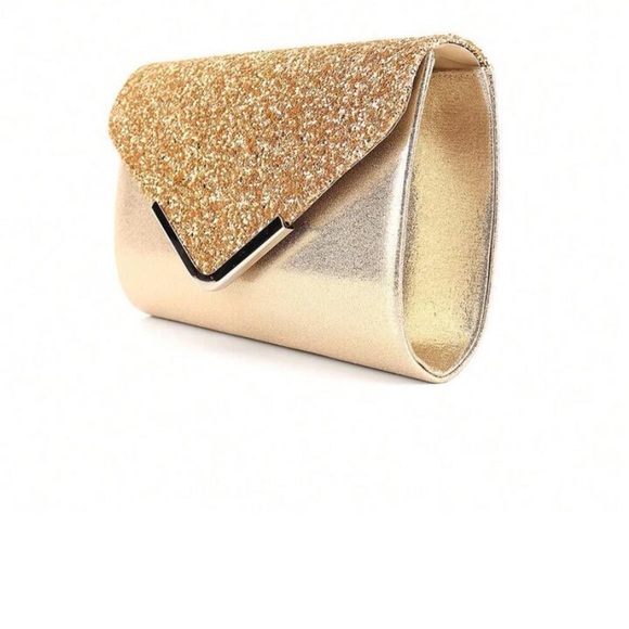 Rose Gold clutch bag. Chain included. Brand bee! - Picture 3 of 7